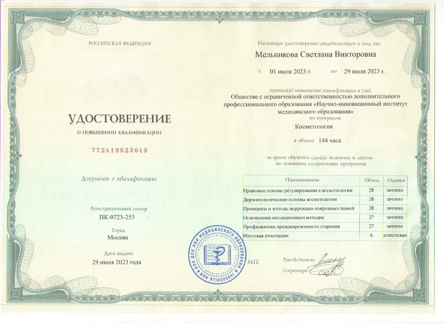 Лицензия / сертификат №36